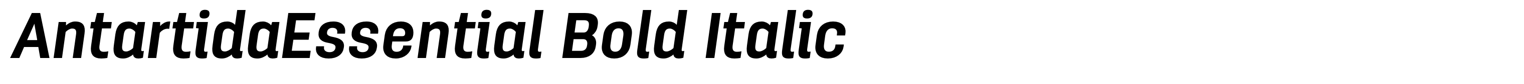 AntartidaEssential Bold Italic